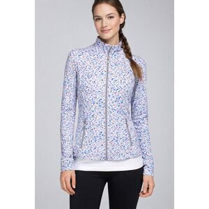 NWOT Lululemon Forme II Jacket Petit Fleur Silver Spoon Sz 6, $128 F35